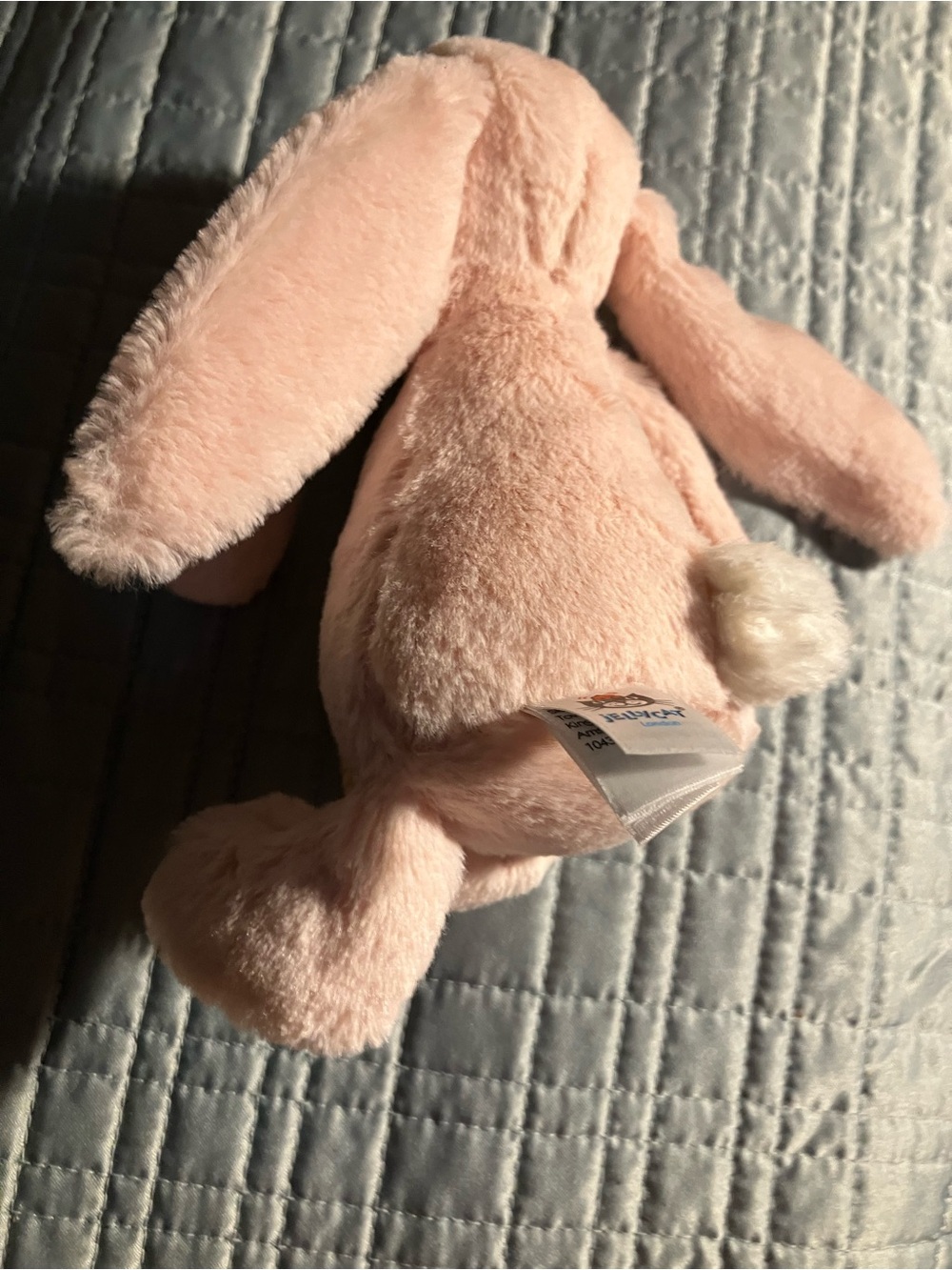Jellycat Blossom Tulip Heart Bunny Plush Pink Floral Ears Feet - Picture 3 of 8